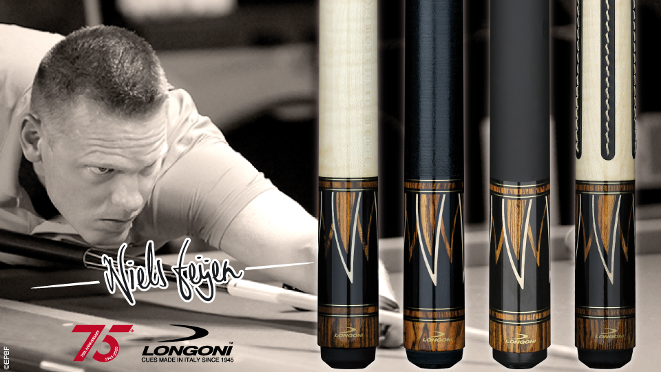 Longoni pool cue - Flames Wood by Niels Feijen